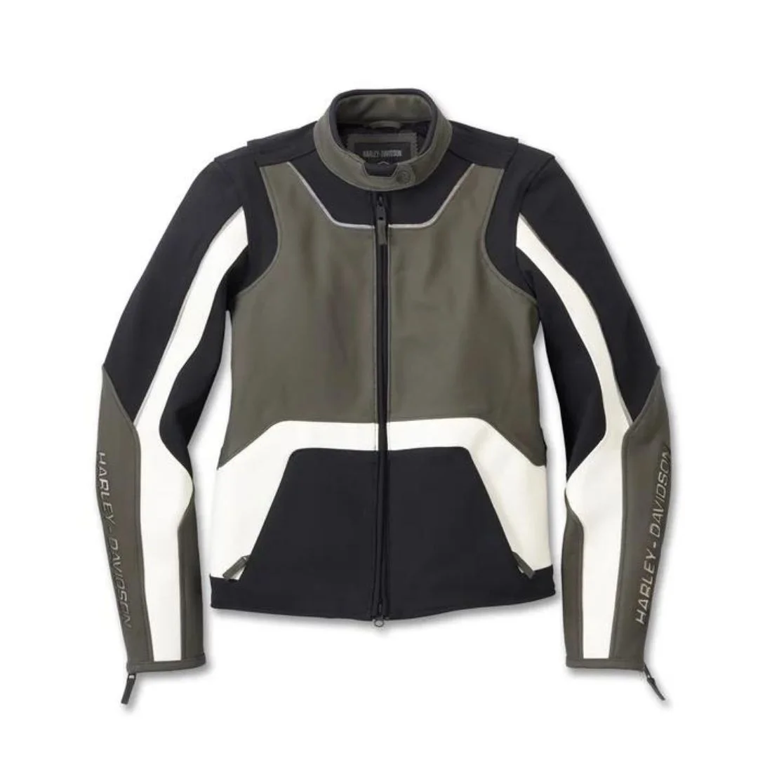 Harley Women’s Ace Mixed Leather Riding Jacket
