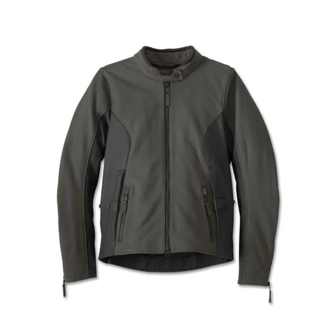 Harley Women’s Gallun 2.0 HD Triple Vent System Leather Riding Jacket