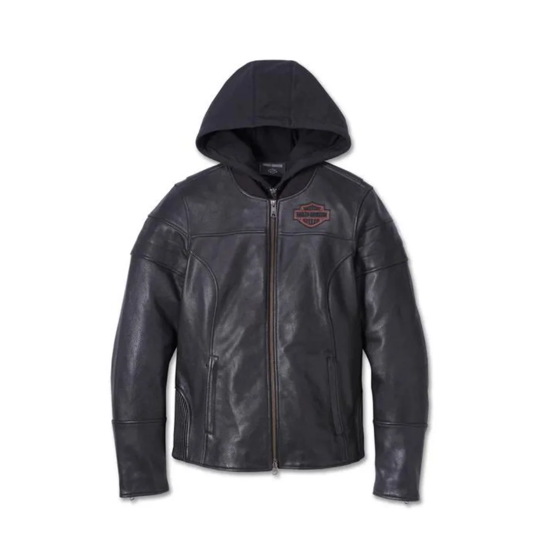 Harley Women’s Miss Enthusiast 2.0 Leather 3 In 1 Jacket