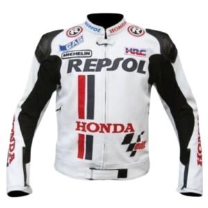 Honda Motorbike Racing Leather Jacket