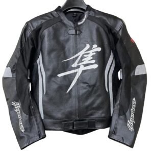 Suzuki Hayabusa Motorbike Racing Leather Jacket