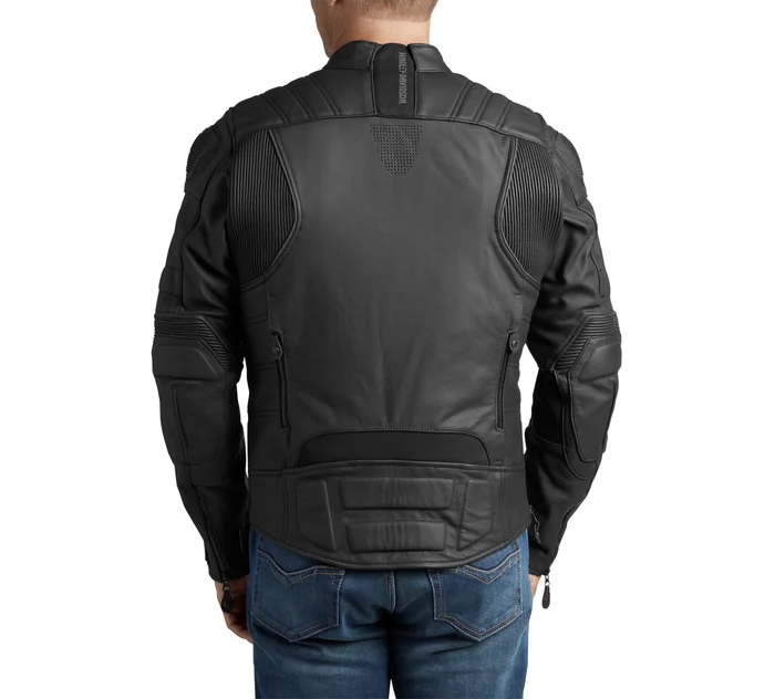 Men's FXRG Gratify Leather Jacket with Coolcore Technology - Image 2