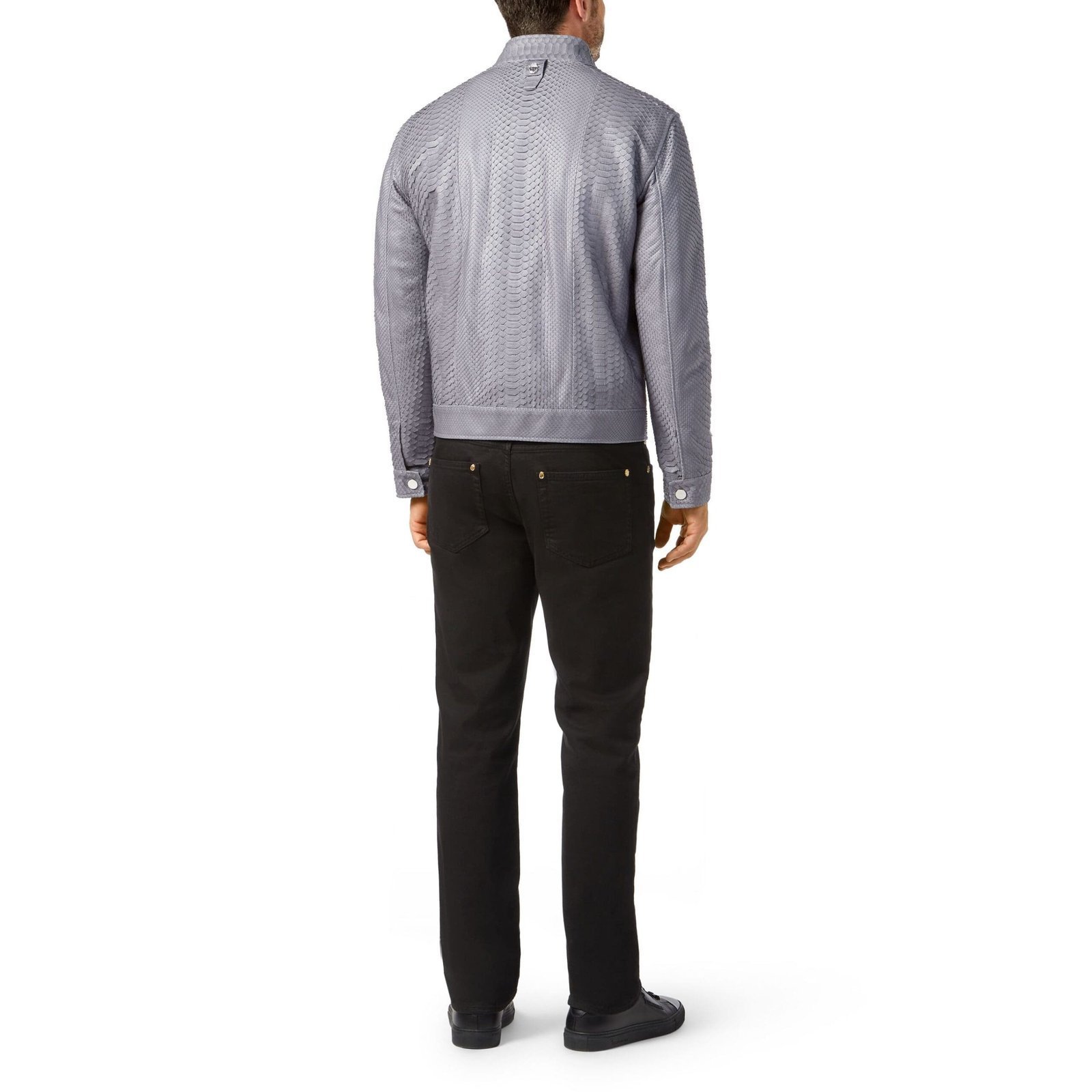 Billionaire Python Leather Biker Luxury - Image 2