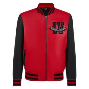 Billionaire Leather Bomber Members Only