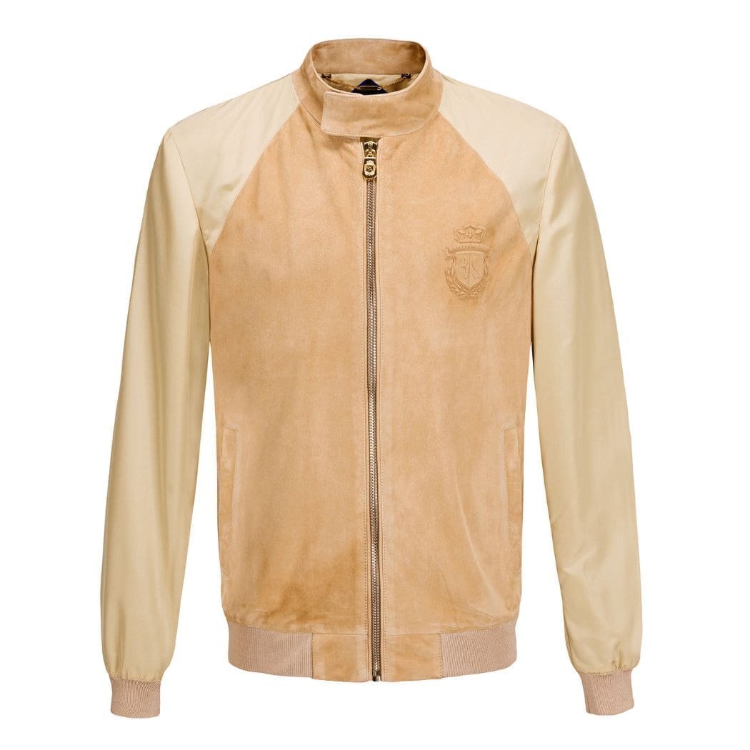 Billionaire Leather Bomber Crest