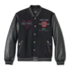 V-Twin Varsity Leather Jacket