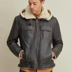 Emmett Classic Leather Bomber