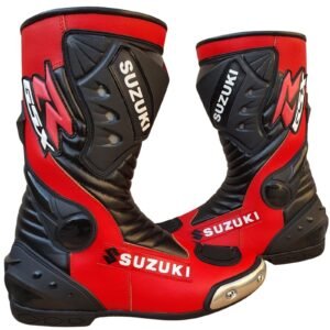 Suzuki Motorcycle Leather Boots