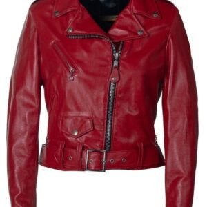 Women's Cropped Perfecto in Lambskin Leather Jacket