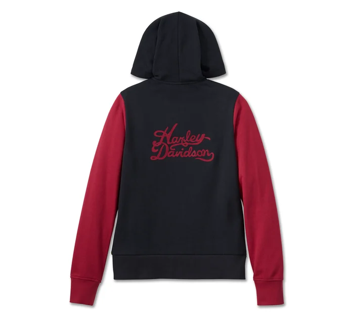 Women's Bar & Shield Zip Front Hoodie - Image 2