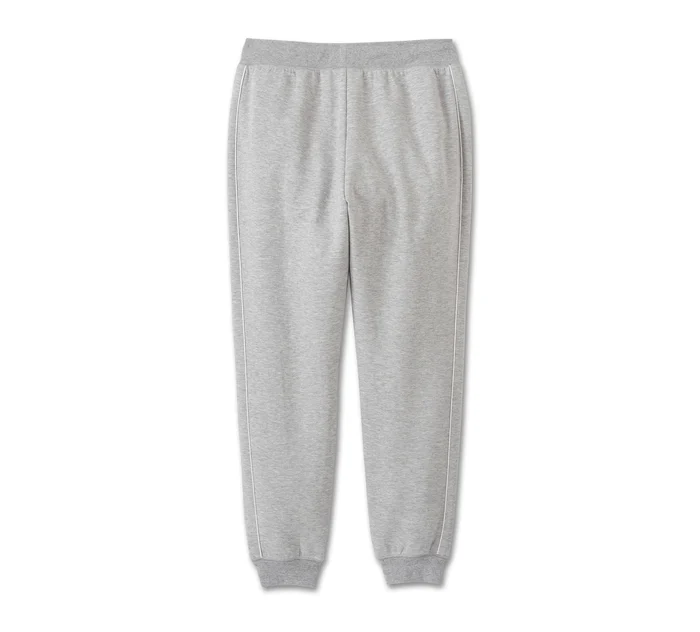 Women's Classic Bar & Shield Joggers - Light Grey Heather - Image 2