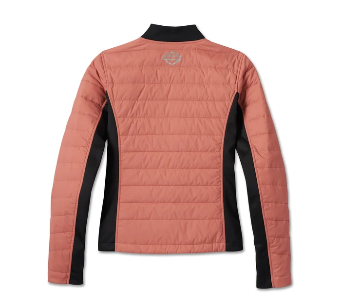 Women's H-D Flex Layering System Lightweight Mid Layer - Light Mahogany - Image 2