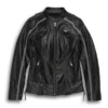 Women's Hairpin Leather Jacket