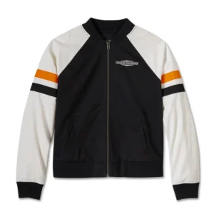 Women's Stacked Bar & Shield Bomber Jacket