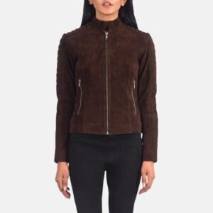 Adalyn Quilted Leather Biker Jacket