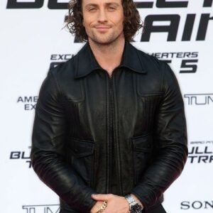 Aaron Taylor Johnson Leather Jacket