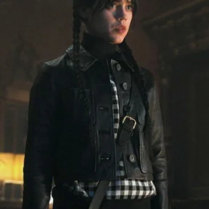 Jenna Ortega Wednesday Leather Jacket