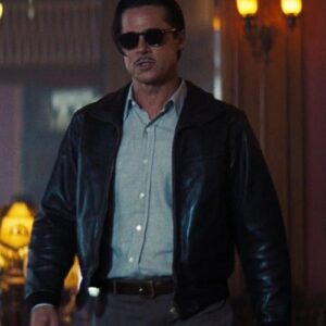 Brad Pitt Babylon Leather Jacket