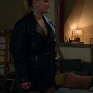 Camille Razat Emily in Paris Leather Jacket