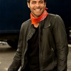 Chris Pine Horrible Bosses 2 Leather Jacket