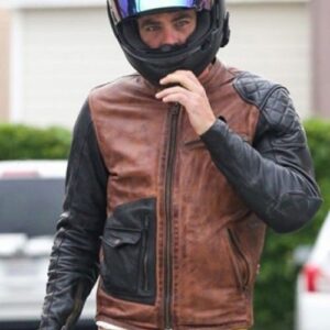 Chris Pine Leather Jacket
