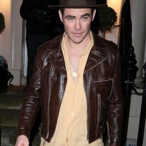 Chris Pine Leather Jacket