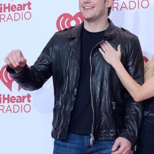 Chris Pratt Leather Jacket Black