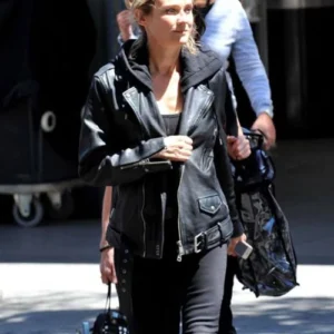 Diane Kruger Leather Jacket