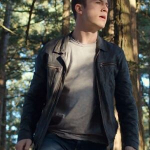 Dylan Minnette 13 Reasons Why Leather Jacket