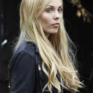 Laura Vandervoort Bitten Leather Jacket