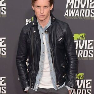 Eddie Redmayne Leather Jacket