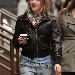 Saoirse Ronan Leather Jacket