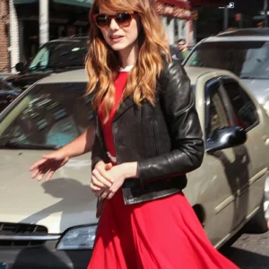 Emma Stone Leather Jacket
