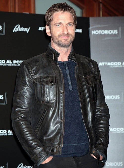 Gerard Butler Leather Jacket