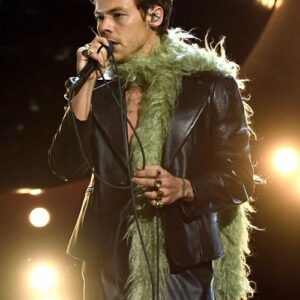 Harry Styles Leather Blazer