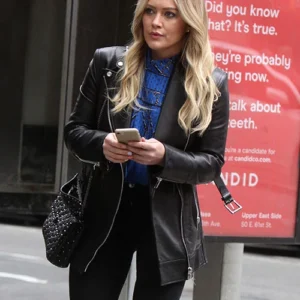 Hilary Duff Younger Leather Trench Coat
