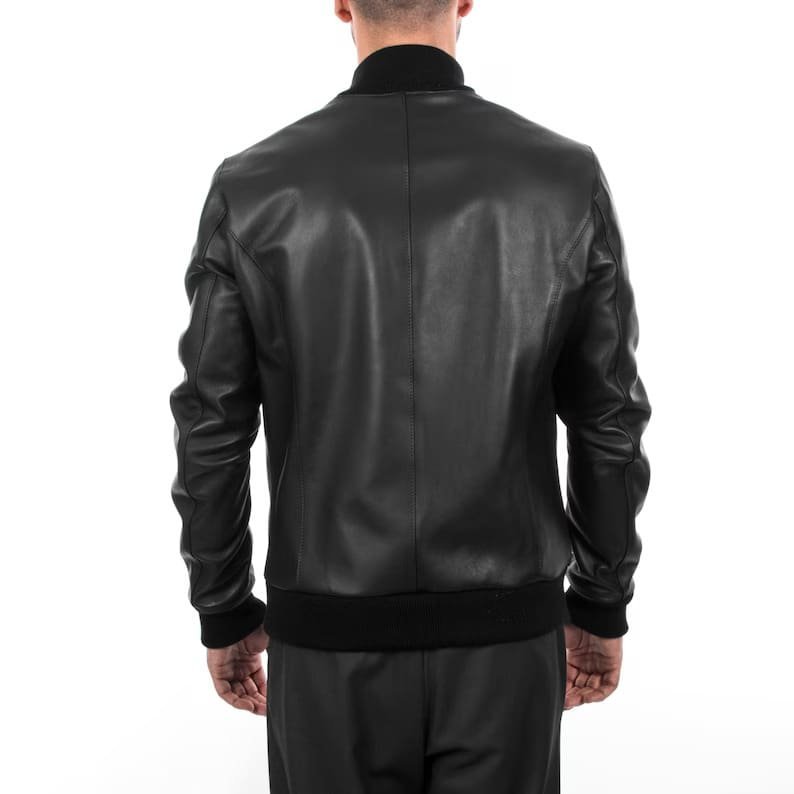Men Leather Jacket - Image 4