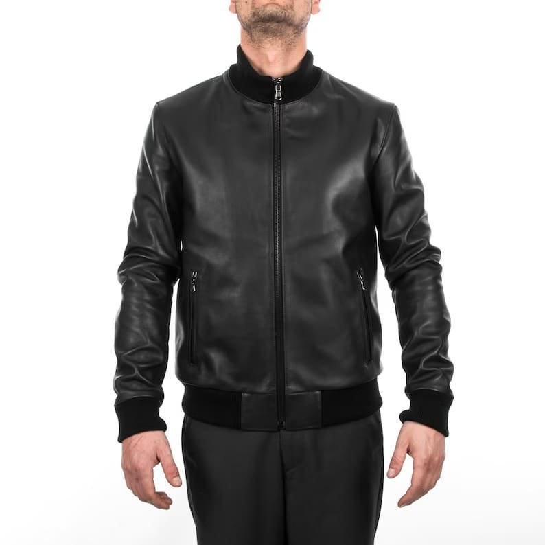 Men Leather Jacket - Image 2