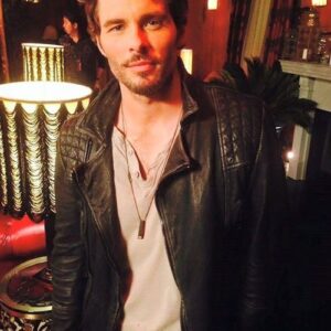 James Marsden The D Train Leather Jacket