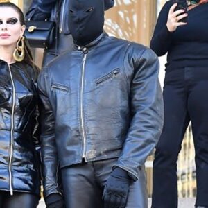 Kanye West Leather Jacket Black