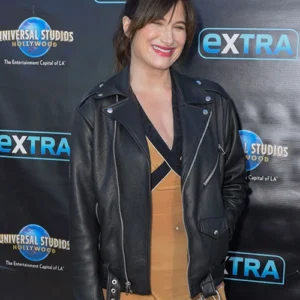 Kathryn Hahn Leather Jacket