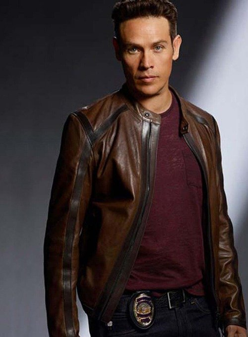 Kevin Alejandro Lucifer Leather Jacket Dark Brown