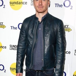 Michael Fassbender Leather Jacket Black