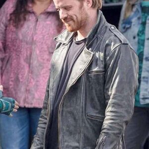 Robert Kazinsky Captain Marvel Leather Jacket