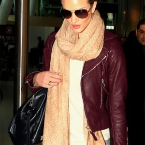 Rosie Huntington Leather Jacket