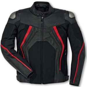 Ducati Corse C1 Motorcycle Leather Jacket